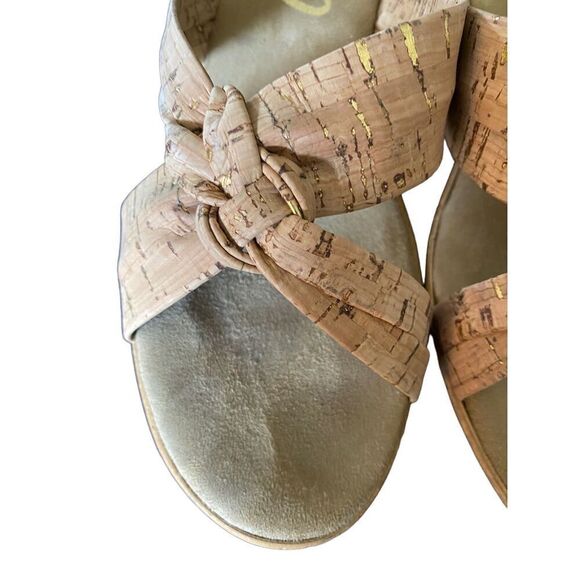 Onex women’s sell, leather wedge, open toe sandals, size 10 - Picture 4 of 6